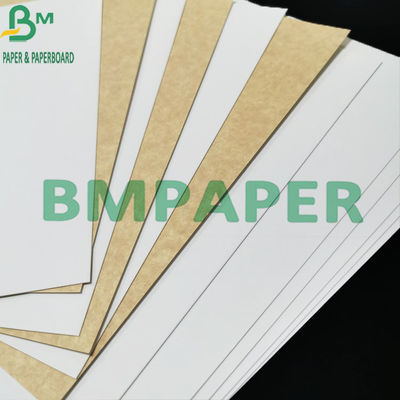 o produto comestível 300gsm revestiu o papel de embalagem branco com o Brown para trás para o recipiente de alimento