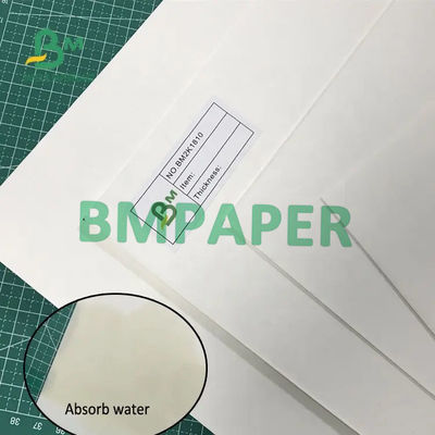 Cartão sem revestimento branco natural de papel absorvente espessura de 700mm x de 1000mm 0.7mm
