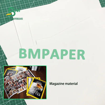 Cartão inofensivo 115gsm 130gsm Art Paper Sheets do papel lustroso C1S de C2S 79cm x 109cm