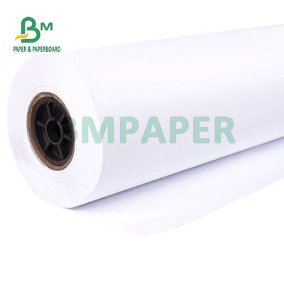 papel de plotador sem revestimento do Inkjet de 20lb CAD para planos da engenharia 24&quot; 36&quot; X 150'