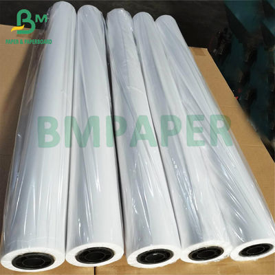 Nenhum papel de seguimento de revestimento rola 20 X em 55 jardas que seguir modela o papel translúcido branco