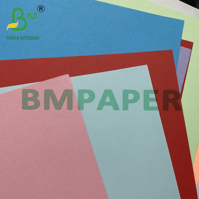 cor vermelha Bristol Paper For Sticky Notes sem revestimento de 70g 80g 1350mm