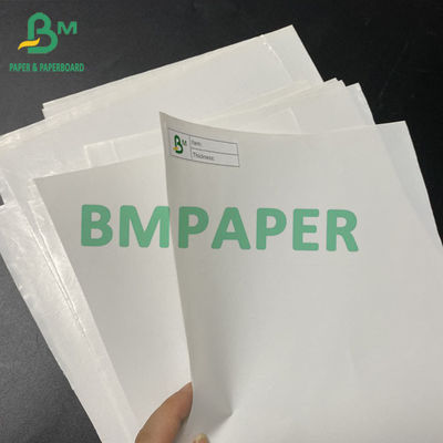 papel de etiqueta branco da cerveja de 65gsm 70gsm 75gsm para a impressão deslocada 49cm 68cm 75cm