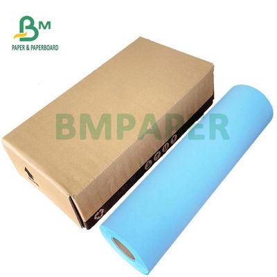 80gsm papel digital azul para desenho de engenharia 20'' 24'' X 50 jardas 2 polegadas Núcleo