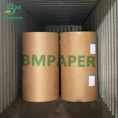 Rolo alto refrigerando do papel de força molhada de papel de embalagem 70gsm 80gsm 90gsm 100gsm de Brown da almofada