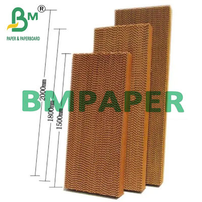 Papel de embalagem Unbleached refrigerando de Brown da almofada da força molhada para a exploração avícola