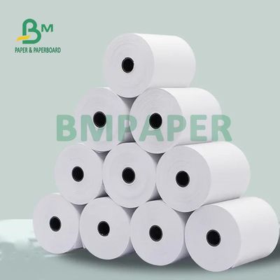 Rolo de papel térmico pos impressora máquina ATM 65gsm para supermercado 80 x 80 mm