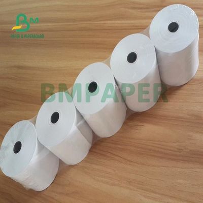 Rolo de papel térmico pos impressora máquina ATM 65gsm para supermercado 80 x 80 mm