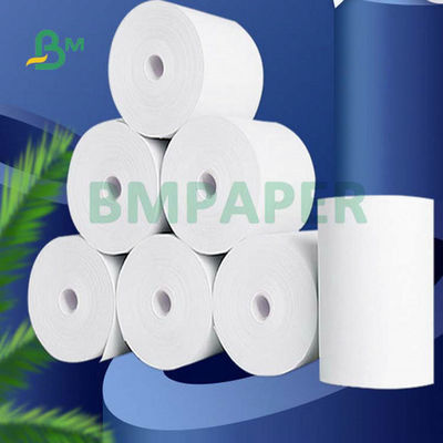 rolo de papel térmico da caixa registadora de 55gr 80x80mm 57x40mm para a posição do banco