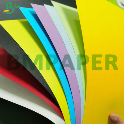 80GSM 110GSM Embalagem colorida Papel Kraft Colorido Bristol Craft Paper para bolsas