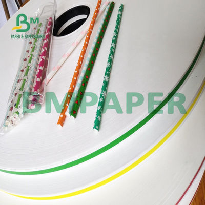 O Virgin do produto comestível de 60GSM 120GSM reduz a polpa Kraft branco Straw Paper For Disposable Straws