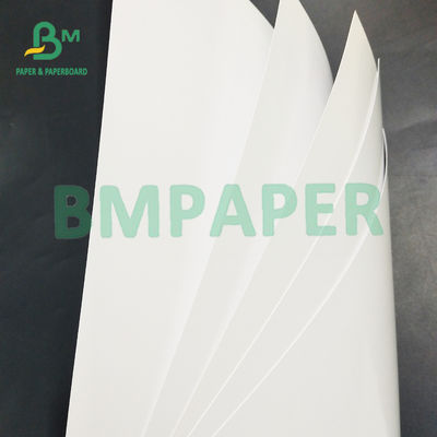 O dobro branco tomou partido papel revestido para a impressão da propaganda e o folheto do produto
