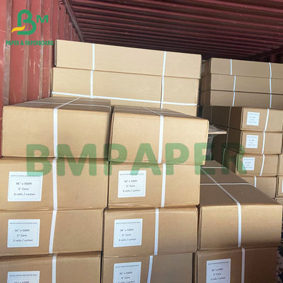 36&quot; X 150' rolo do papel de plotador 20 libras de Livro Branco sem revestimento 2&quot; núcleo Rolls