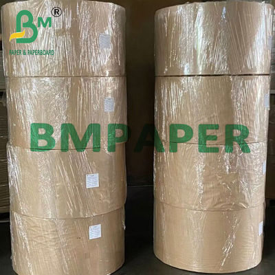 60gsm 120gsm reciclou o papel de embalagem amarelo de MG da cor de Bule para Straw Making