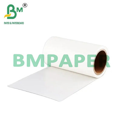 O silicone branco do forro de liberação revestiu o papel de papel glassine para etiquetas autoadesivas