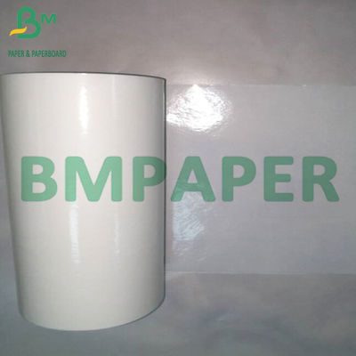 o silicone 60g branco azul revestiu o rolo enorme de papel de papel de liberação de papel do papel glassine