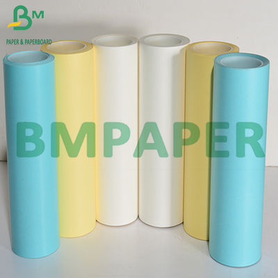 o silicone 60g branco azul revestiu o rolo enorme de papel de papel de liberação de papel do papel glassine