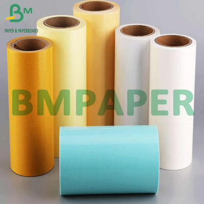 o silicone 60g branco azul revestiu o rolo enorme de papel de papel de liberação de papel do papel glassine