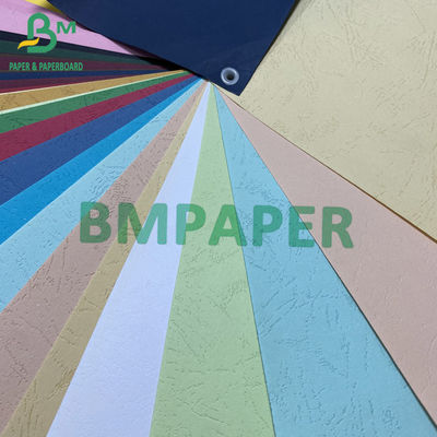 Papel texturizado 110gm 150gm 230gm Impresso Capa colorida Papel de cobertura folhas de pasta virgem