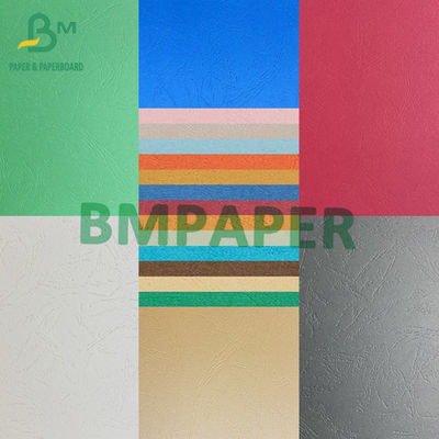 Papel de capa de ligação 110gm Dois lados Couro textura A1 A2 A3 A4 A5 Cor em relevo