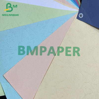 Papel de capa de ligação 110gm Dois lados Couro textura A1 A2 A3 A4 A5 Cor em relevo