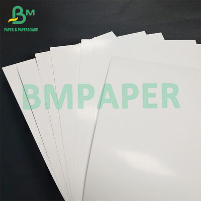 O dobro branco tomou partido papel revestido para a impressão da propaganda e o folheto do produto