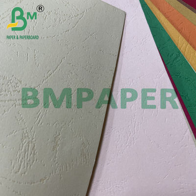 160 g 180 g Papel de cartão de cores grossas Bristol em relevo de couro com cobertura de grãos