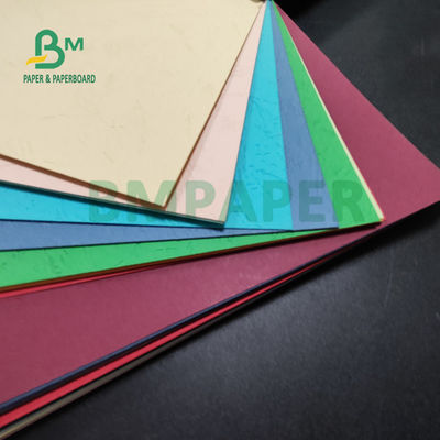 110gm 150gm Capa de papel texturizado multicolor para livro de ligação 72 x 102cm