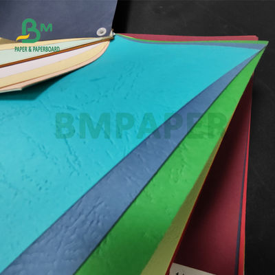 110gm 150gm Capa de papel texturizado multicolor para livro de ligação 72 x 102cm