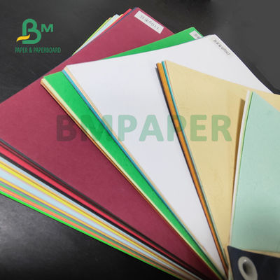 110gm 150gm Capa de papel texturizado multicolor para livro de ligação 72 x 102cm