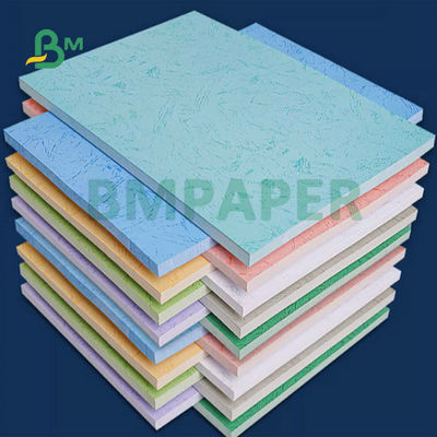 Verde Azul Vermelho 230gm 260gm Couro Texturizado Papel em Reboco Para Capa de Livro 31x43 polegadas
