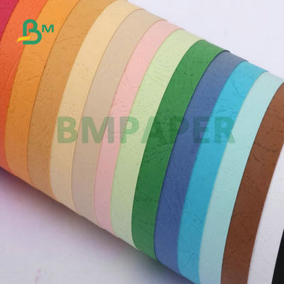 Verde Azul Vermelho 230gm 260gm Couro Texturizado Papel em Reboco Para Capa de Livro 31x43 polegadas
