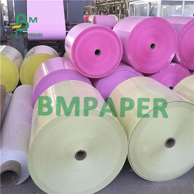 50 - 60g NCR Roll Carbonless Copy Paper CF CFB CB Paper 240mm 610mm 860mm Largura
