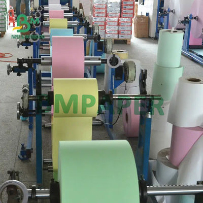 50 - 60g NCR Roll Carbonless Copy Paper CF CFB CB Paper 240mm 610mm 860mm Largura