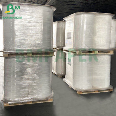 24 gm 28 gm Papel de embrulho de palha de beber branco para embalagens de palhas