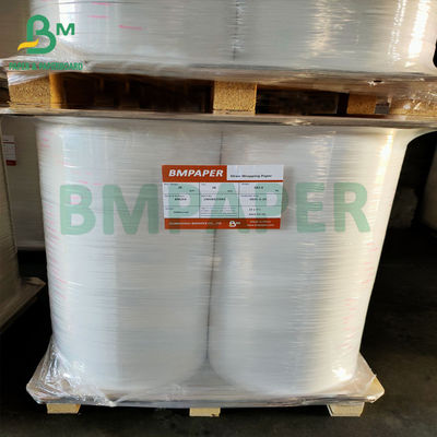 24 gm 28 gm Papel de embrulho de palha de beber branco para embalagens de palhas