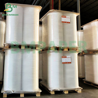 24g 28g Papel de embalagem de palha branco Amigável ao ambiente e higiénico para embalagens de palhas