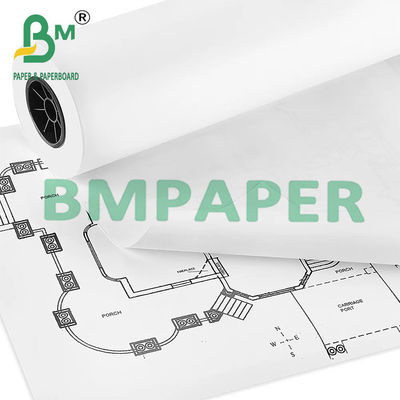 610 mm 24 polegadas de formato largo CAD Papel de fiança Impressão de desenhos técnicos