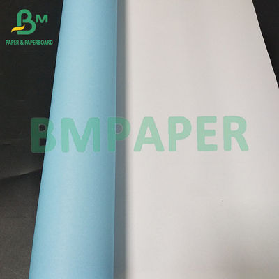Papel de cópia de celulose de madeira, de lado único, azul, papel de encomenda de engenharia 80 g