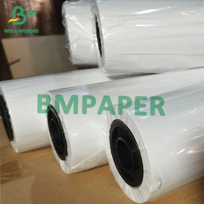 Papel de rastreamento de 60gm Papel de traçado translúcido Rolos de 880mm X 50m 100m 150m Embalagem de cartão
