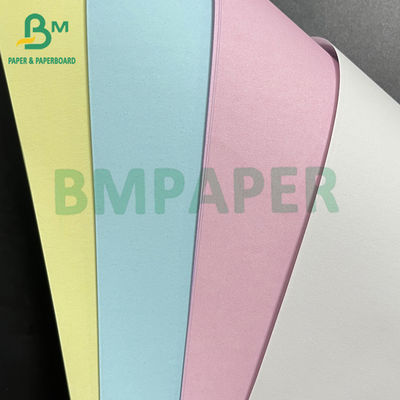 Papel de transferência de cópias sem carbono 60 gm NCR Branco Amarelo Rosa Azul
