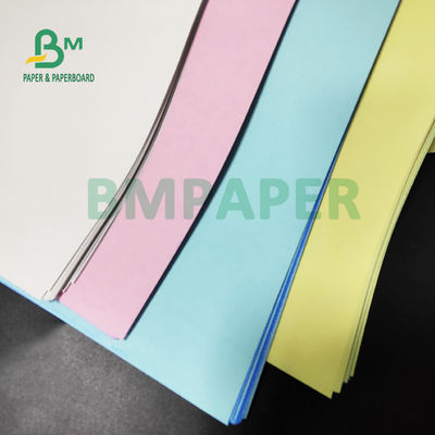 55 gm 60 gm Rosa Branco Azul Papel de Impressão NCR para Faturamento 70 x 100 cm
