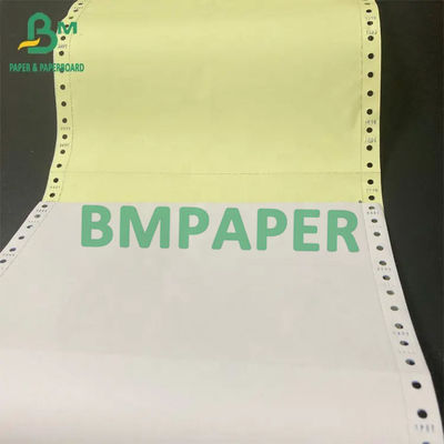 Papel Ncr virgem de celulose sem carbono CB CFB CF 3 Ply Impressão Papel de faturamento Papel de formulário de computador de cinco cores