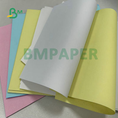 55 gramas 60 gramas Papel NCR Incarbono Em Rosa Amarelo Branco Para Recebimento 860 x 610mm