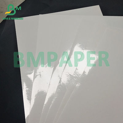 Papel metalizado de resistência ao molho branco claramente impresso para rótulo no exterior da garrafa de remédio