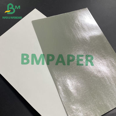 70gm Etiqueta Papel metálico para garrafas de cerveja Etiqueta Prata de um lado Materiais de embalagem não absorventes