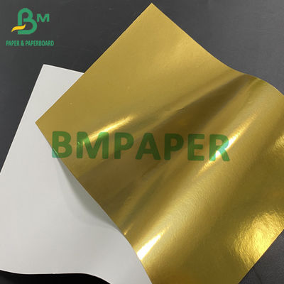 Papel de rótulo metalizado dourado para garrafas de cerveja