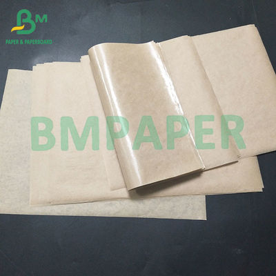 Papel de embrulho de alimentos de contacto directo com papel revestido resistente a óleos alimentares e ecologicamente correto