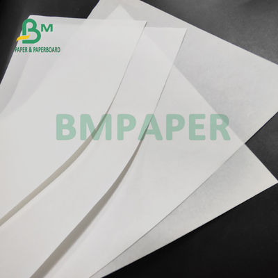 50 gm de papel branco branqueado à prova de gordura para embalagem de alimentos KFC
