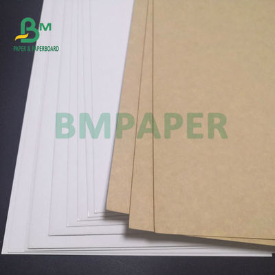 300gm Tabuleiro CKB Branco Marrom Para embalagem de alimentos congelados Boa rigidez 74 x 106cm